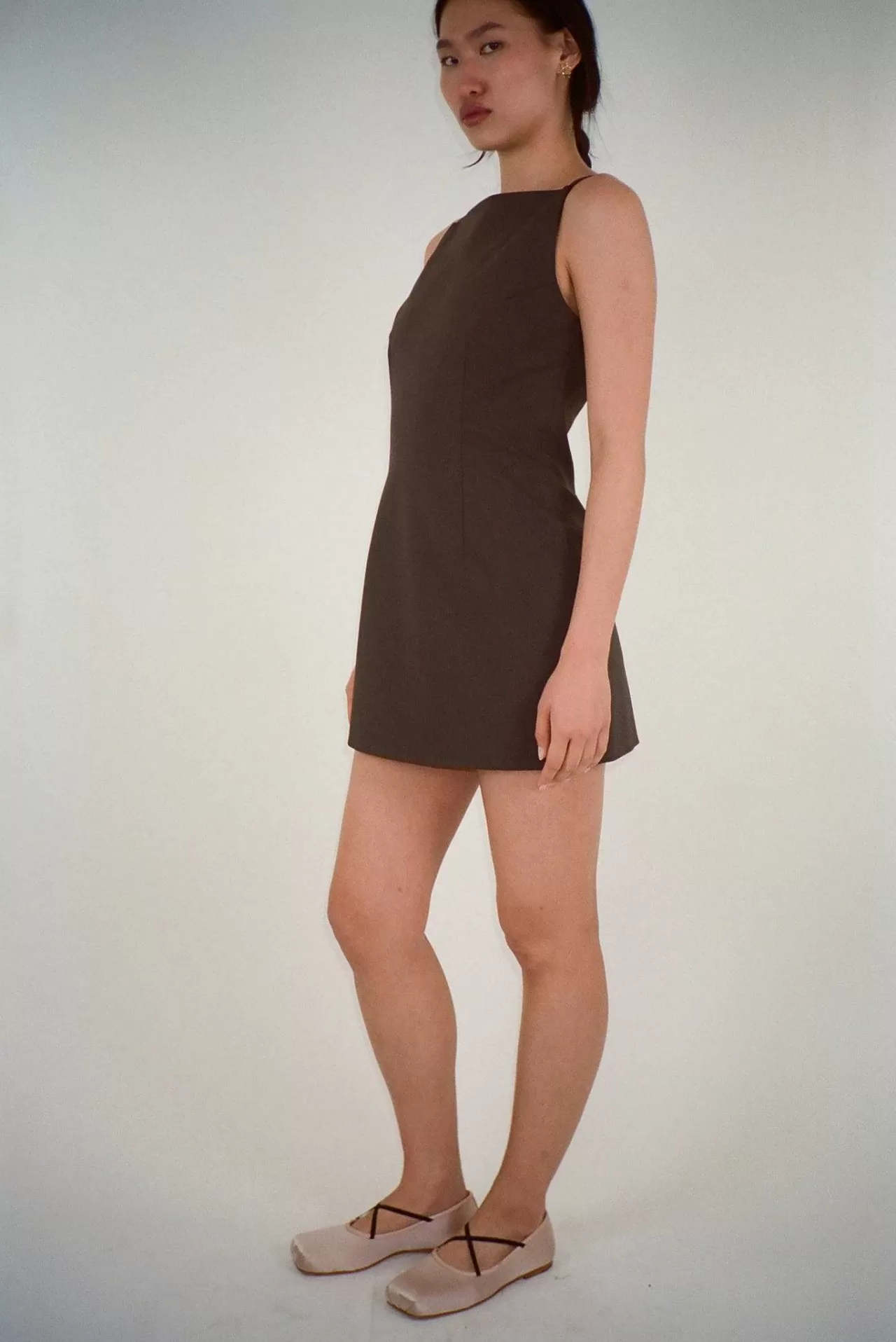 Women Sandy Liang Dresses^Aberdeen Dress In Brown