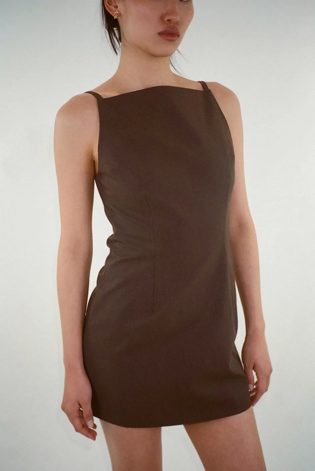 Women Sandy Liang Dresses^Aberdeen Dress In Brown