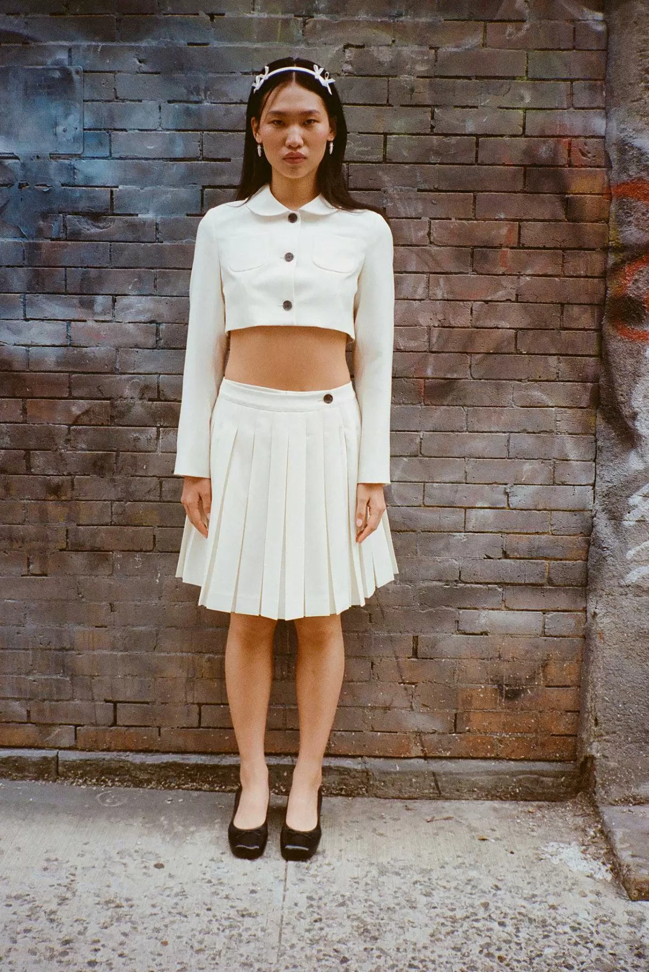 Women Sandy Liang Bridal^Astra Skort In Bone