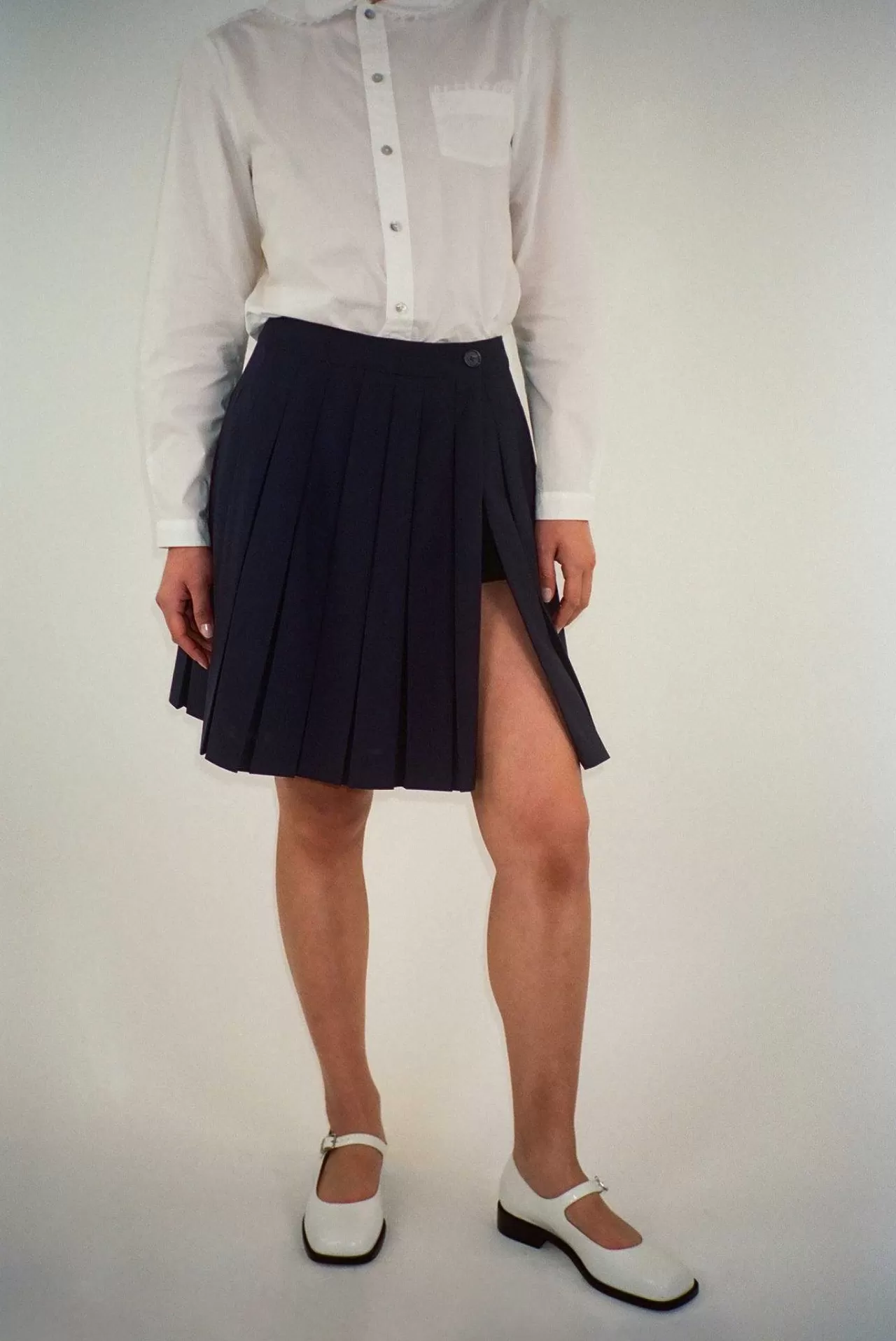 Women Sandy Liang Skirts^Astra Skort In Dark Navy