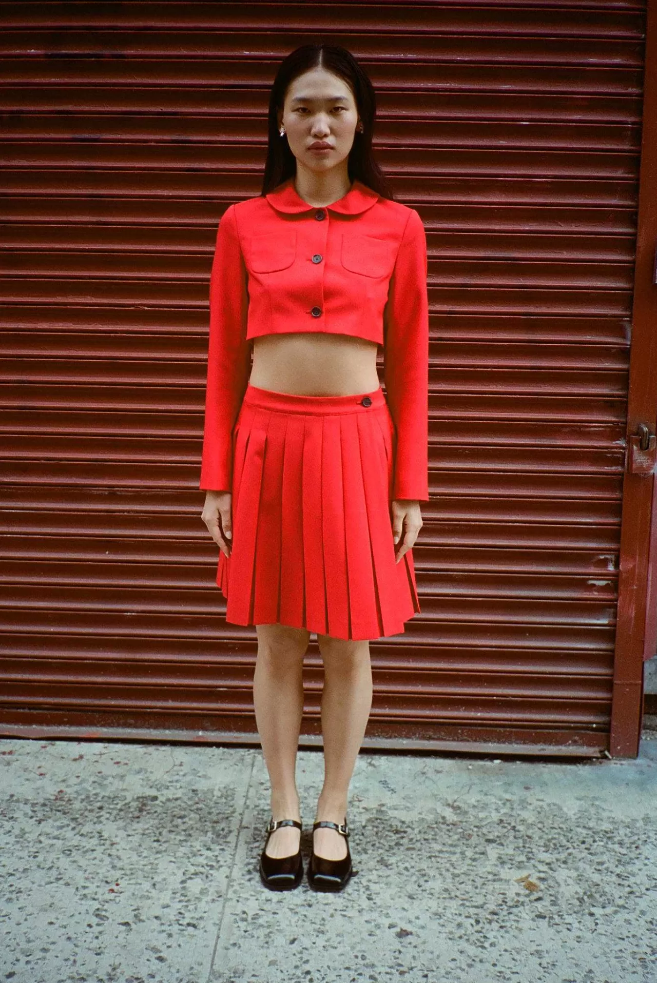 Women Sandy Liang Skirts^Astra Skort In Red