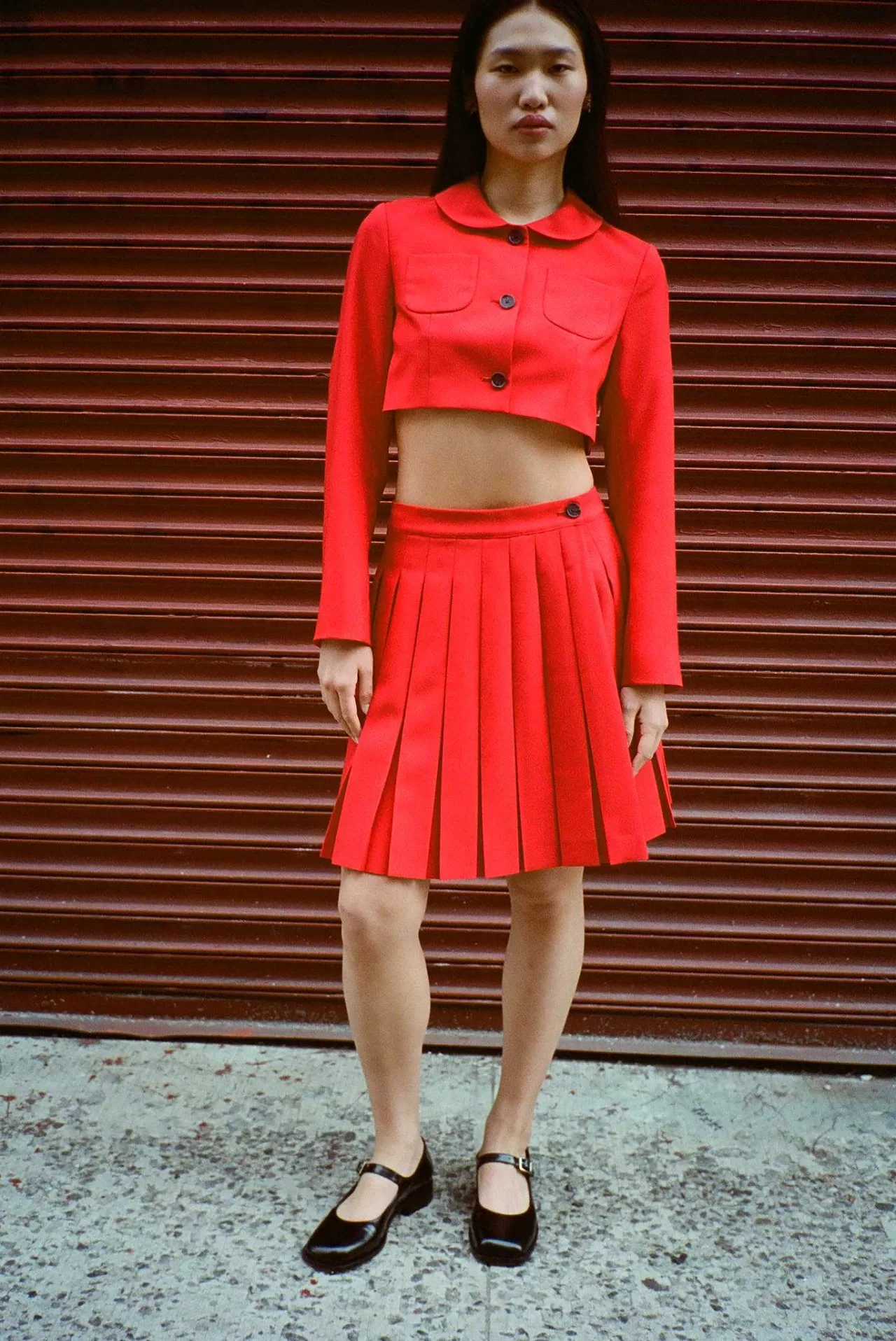 Women Sandy Liang Skirts^Astra Skort In Red