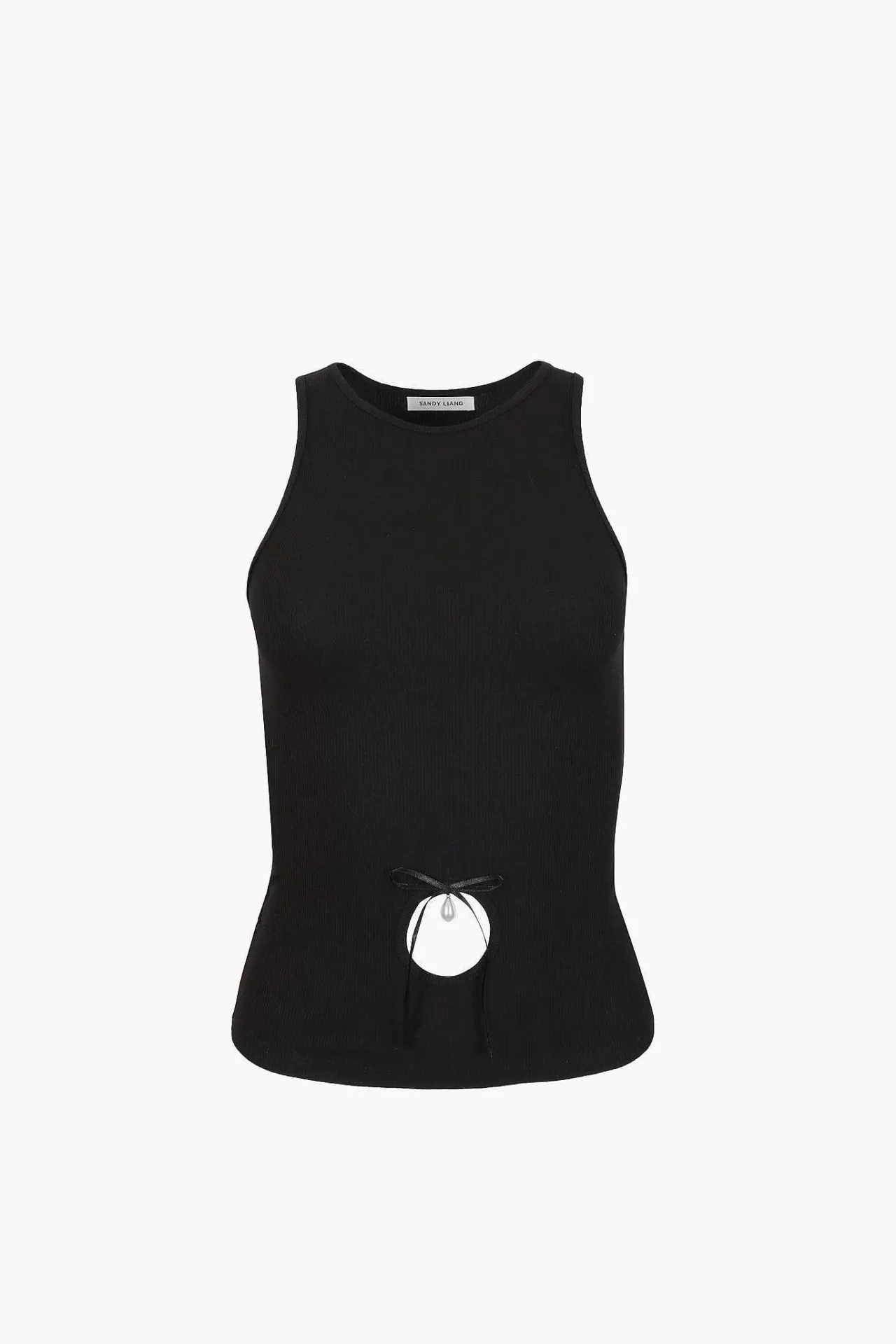 Women Sandy Liang Tops^Bellisimo Tank In Black