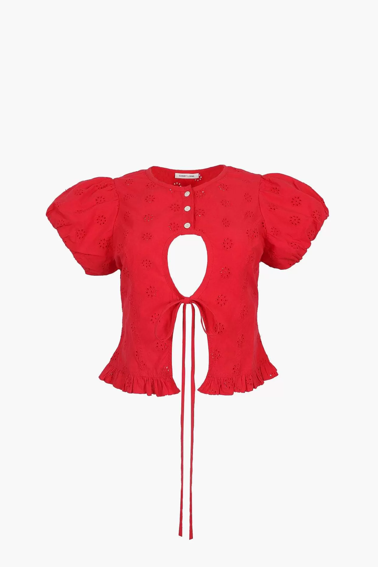 Women Sandy Liang Tops^Cameo Top In Red