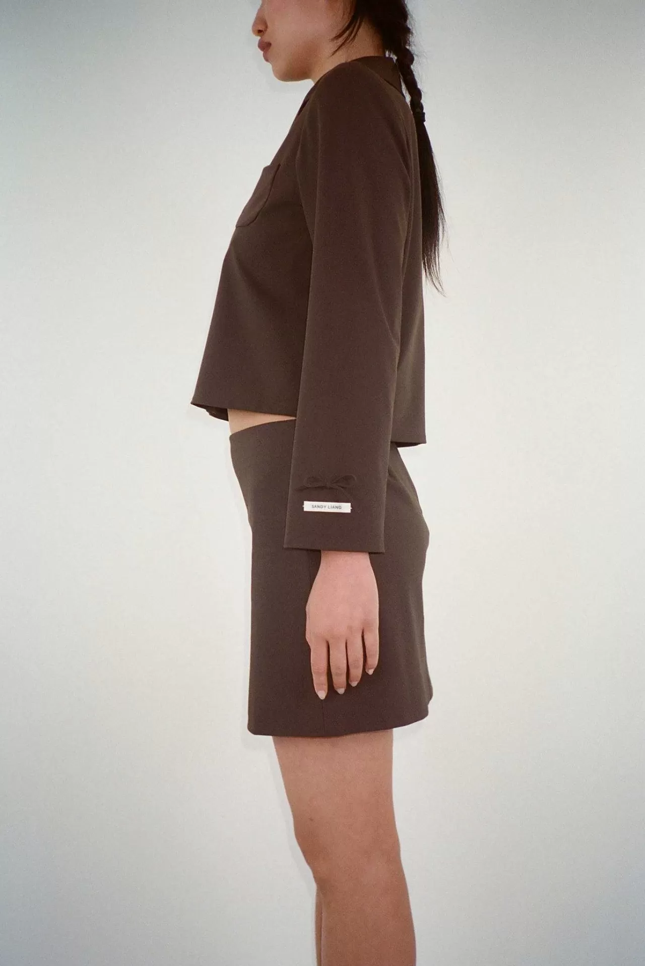 Women Sandy Liang Skirts^Catbus Skirt In Brown