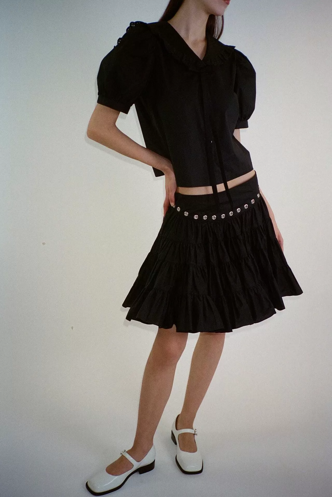 Women Sandy Liang Skirts^Chumi Skirt In Black