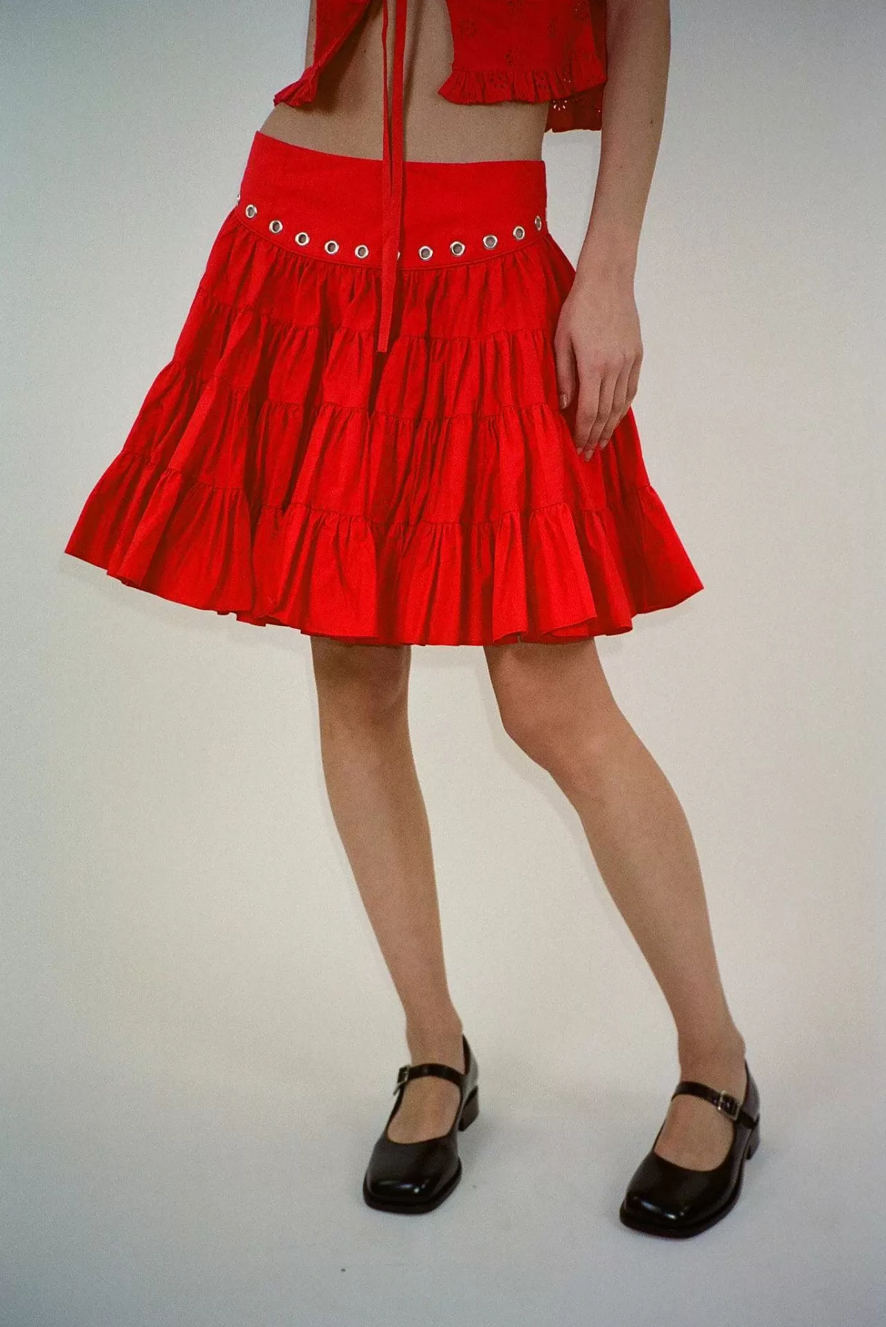 Women Sandy Liang Skirts^Chumi Skirt In Red