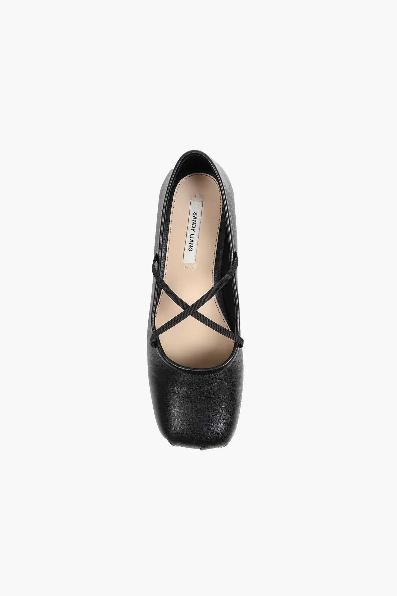 Women Sandy Liang Shoes^Criss Cross Pointe In Black Nappa