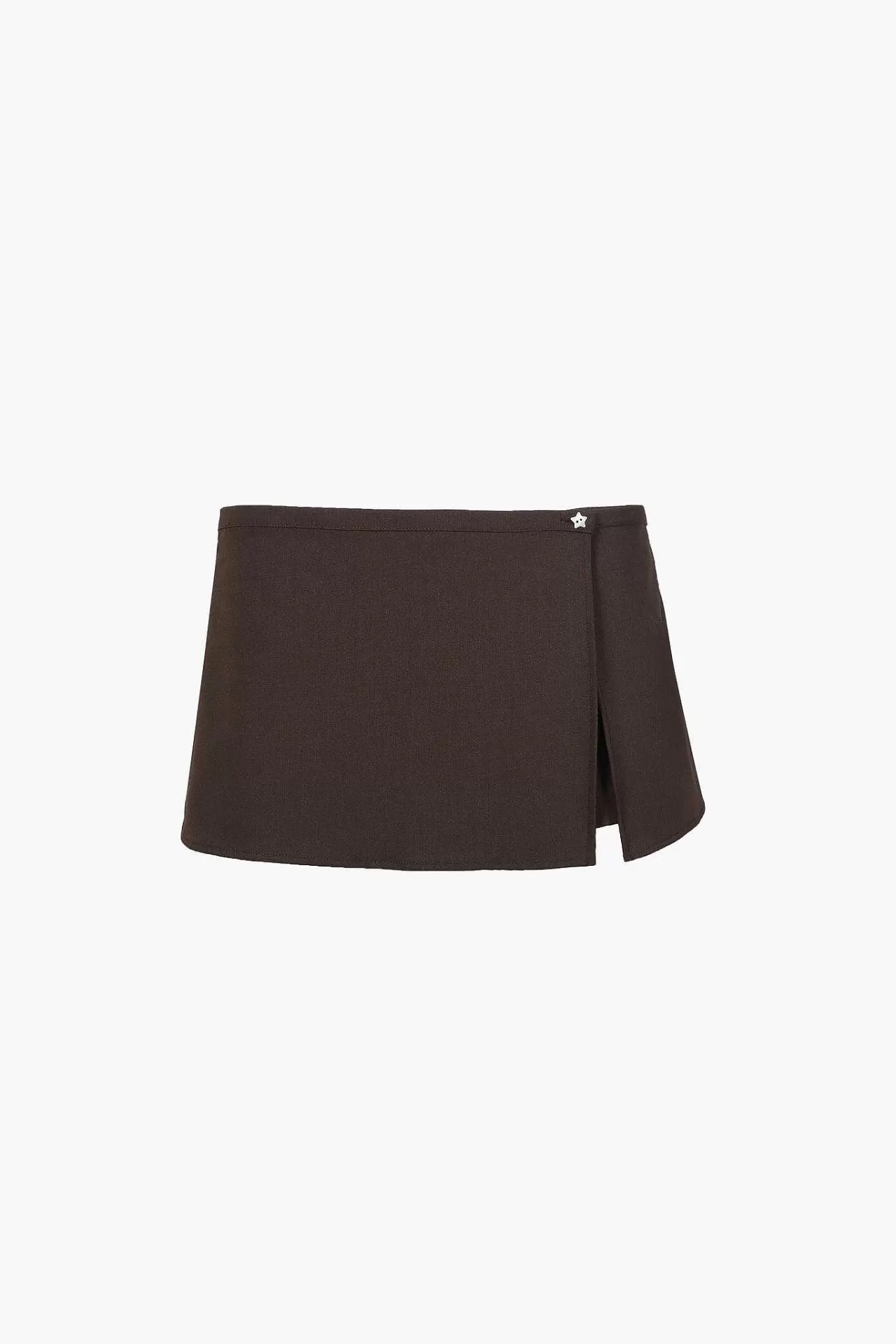 Women Sandy Liang Uniform^Goto Skort In Brown