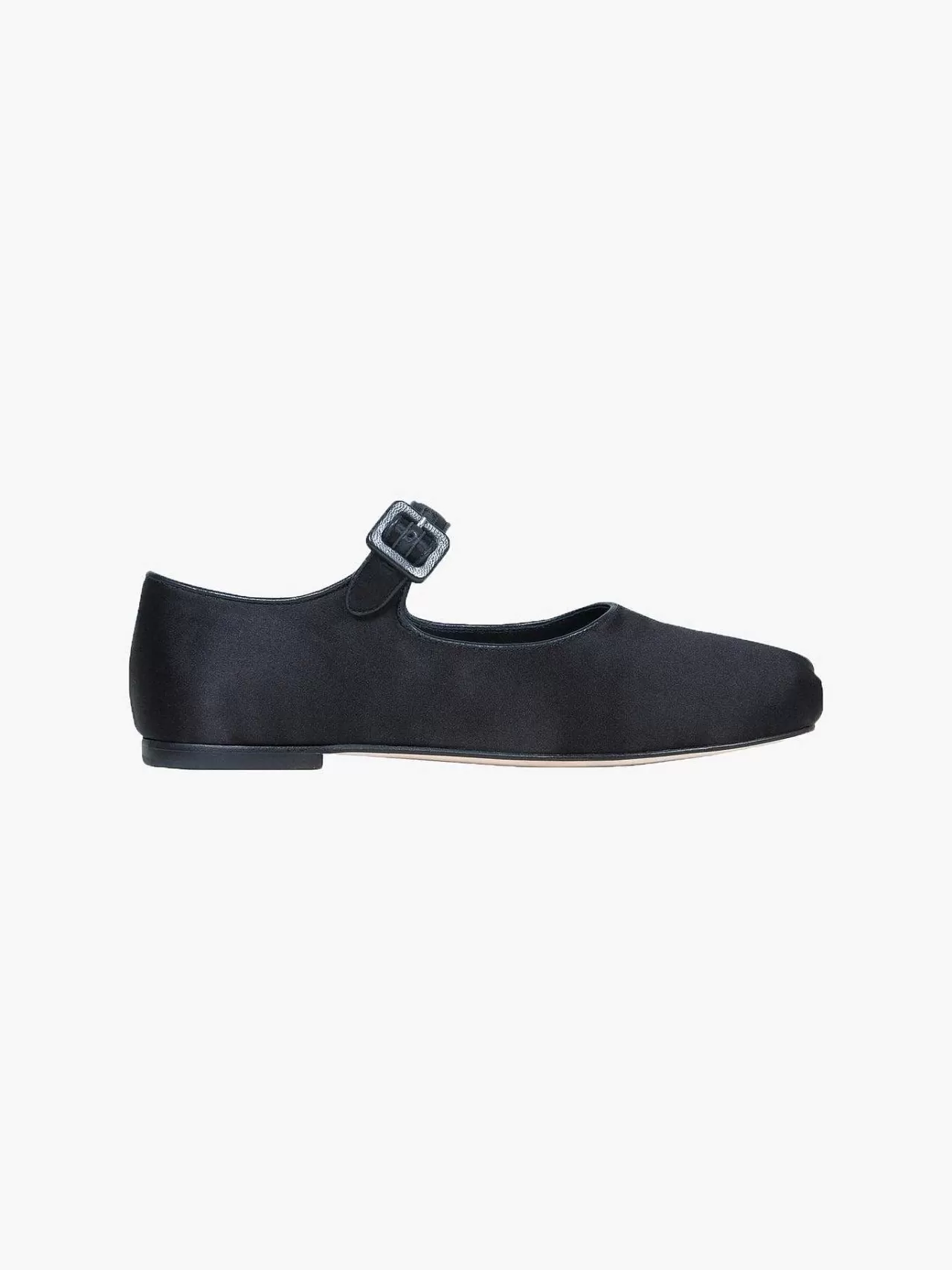 Women Sandy Liang Shoes^Mary Jane Pointe In Black Satin