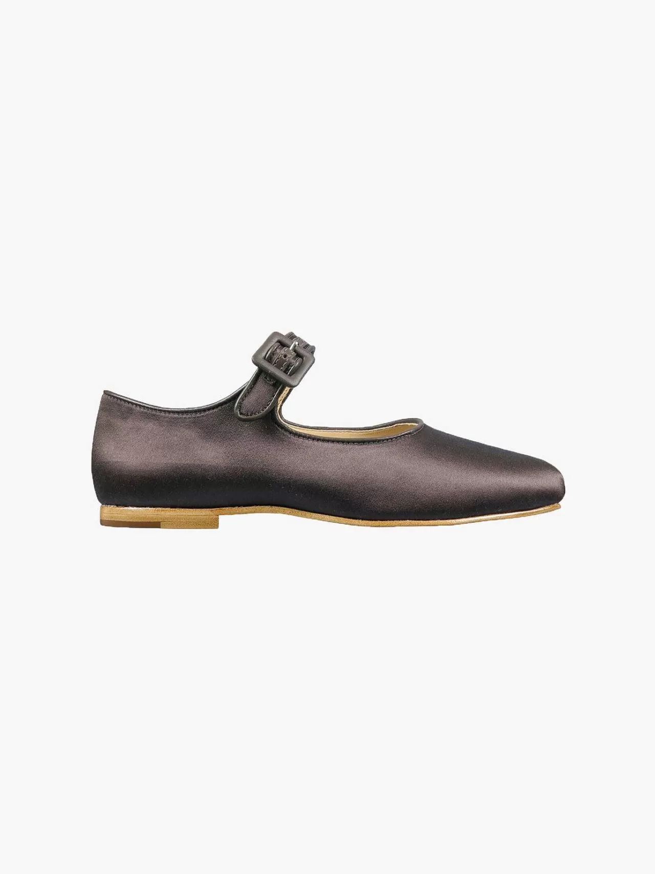 Women Sandy Liang Shoes^Mary Jane Pointe In Brunette Satin