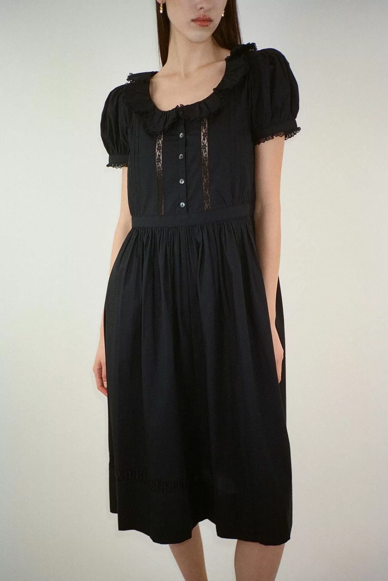 Women Sandy Liang Dresses^Middy Dress In Black