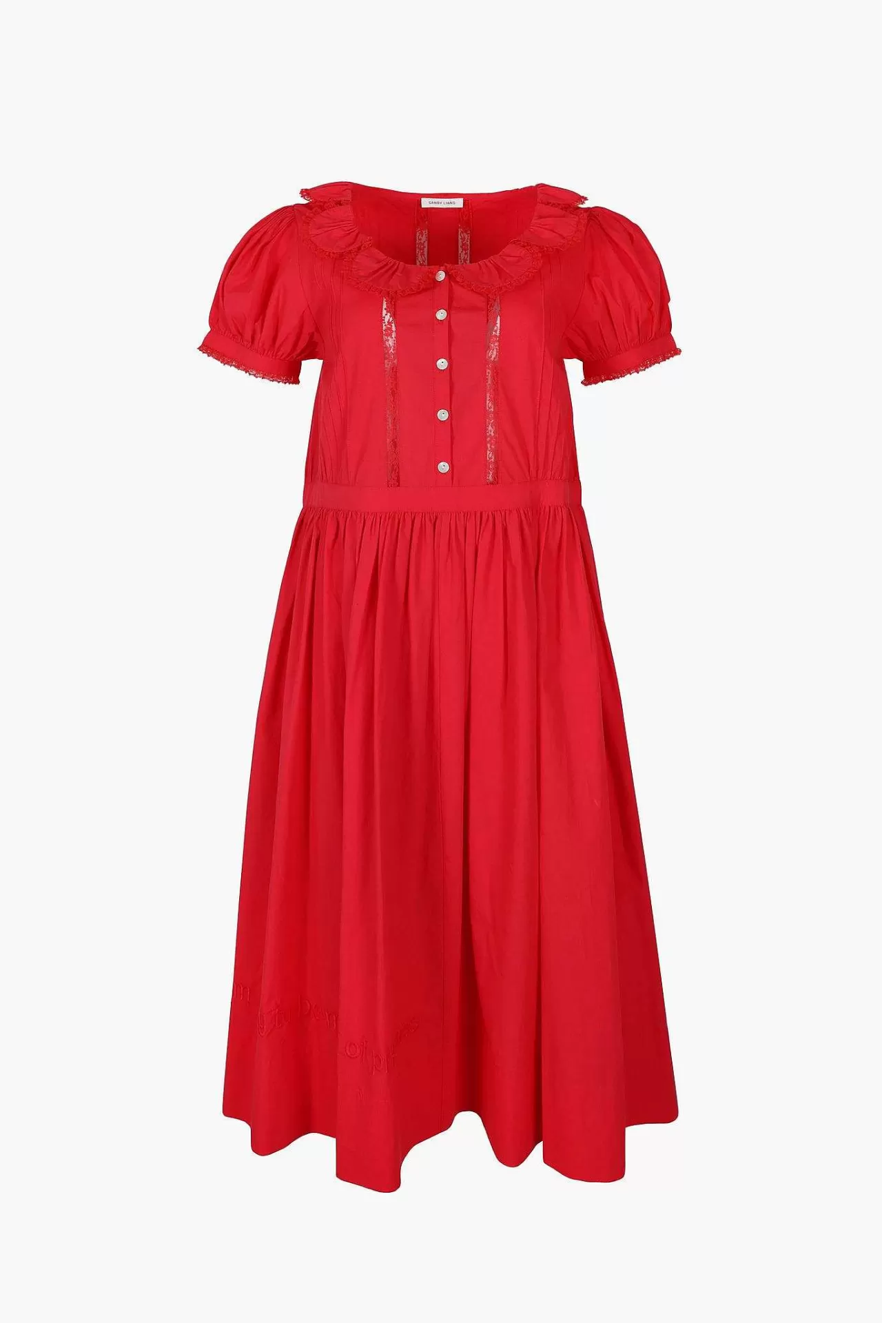 Women Sandy Liang Dresses^Middy Dress In Red