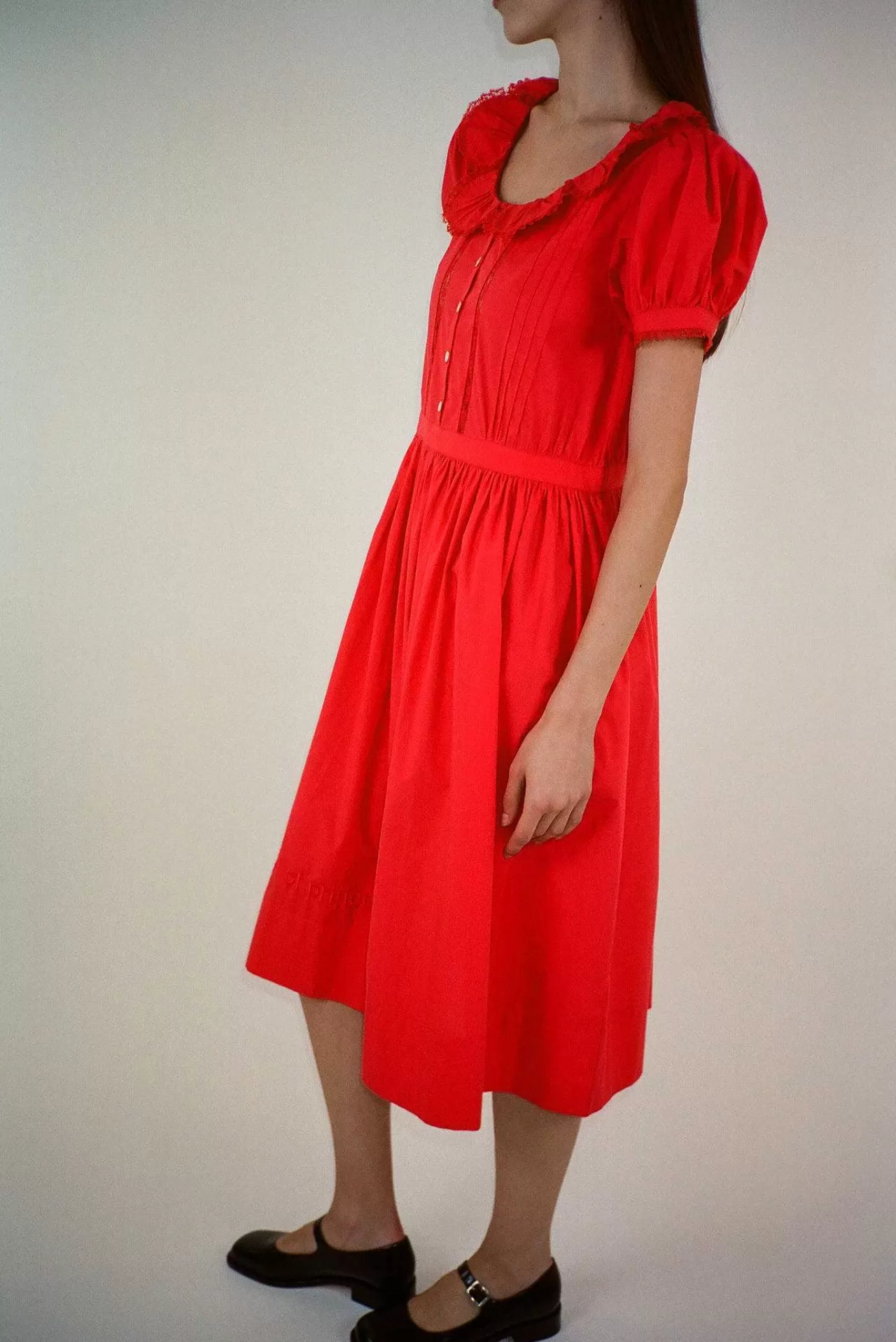 Women Sandy Liang Dresses^Middy Dress In Red