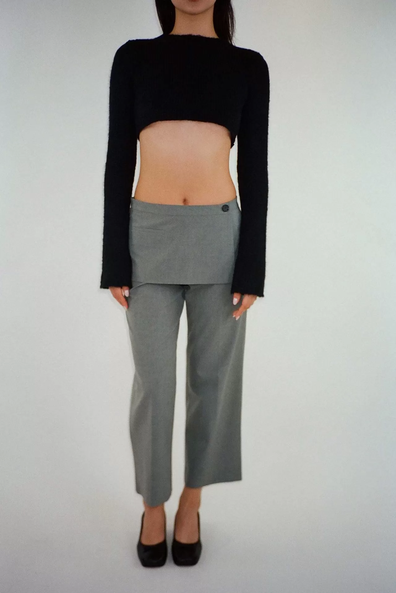 Women Sandy Liang Uniform^Mott Pant In Ash Grey