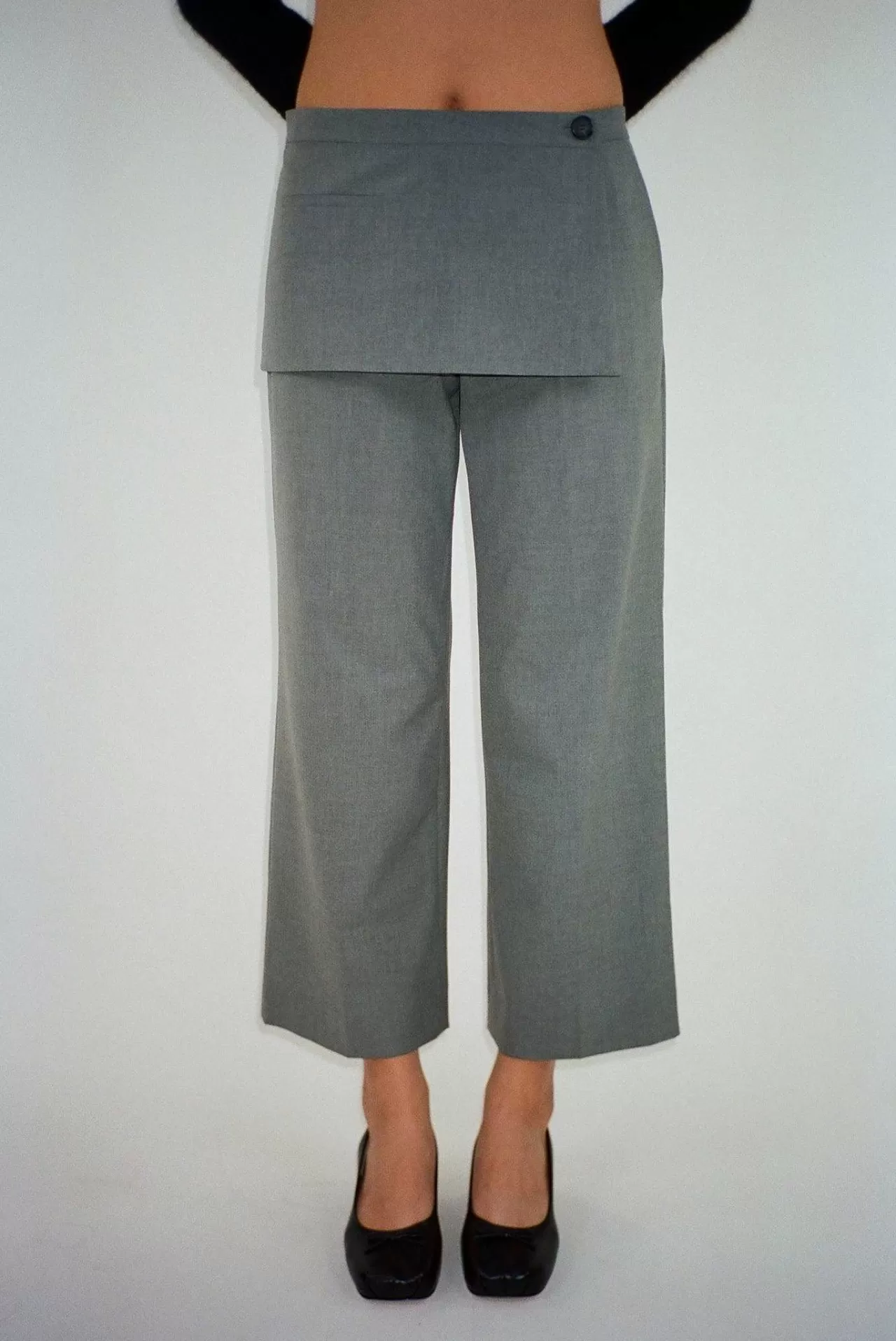 Women Sandy Liang Uniform^Mott Pant In Ash Grey