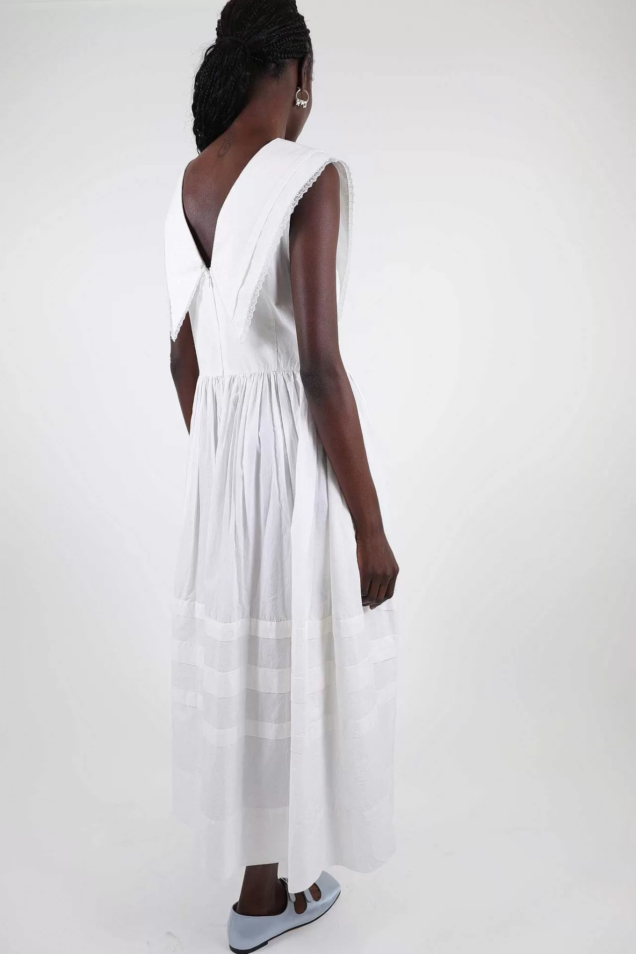 Women Sandy Liang Dresses^Opa Dress In White