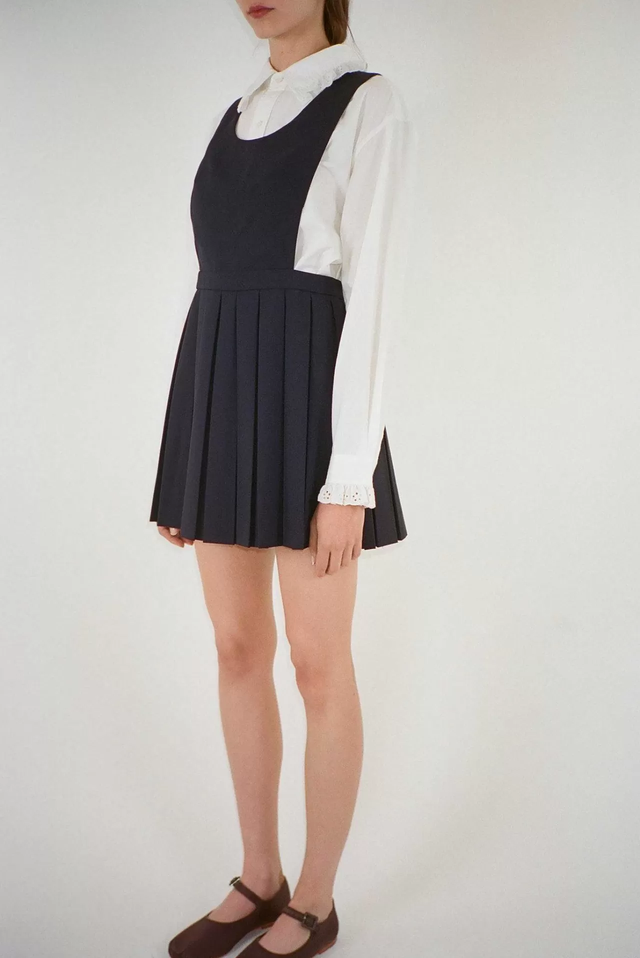 Women Sandy Liang Uniform^Pilot Pinafore Dress