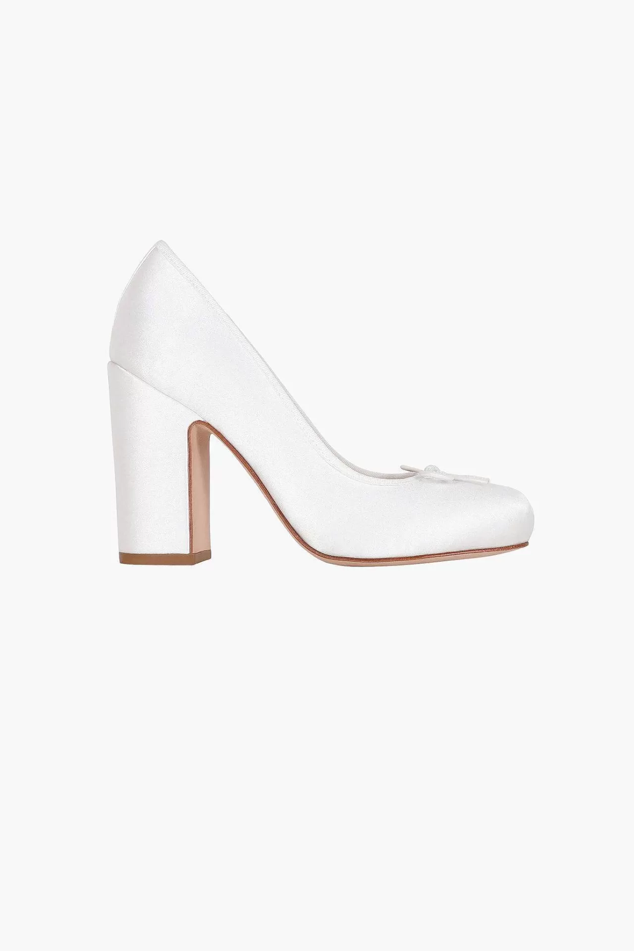 Women Sandy Liang Bridal^Pointe Pump 100 In Pearl Satin