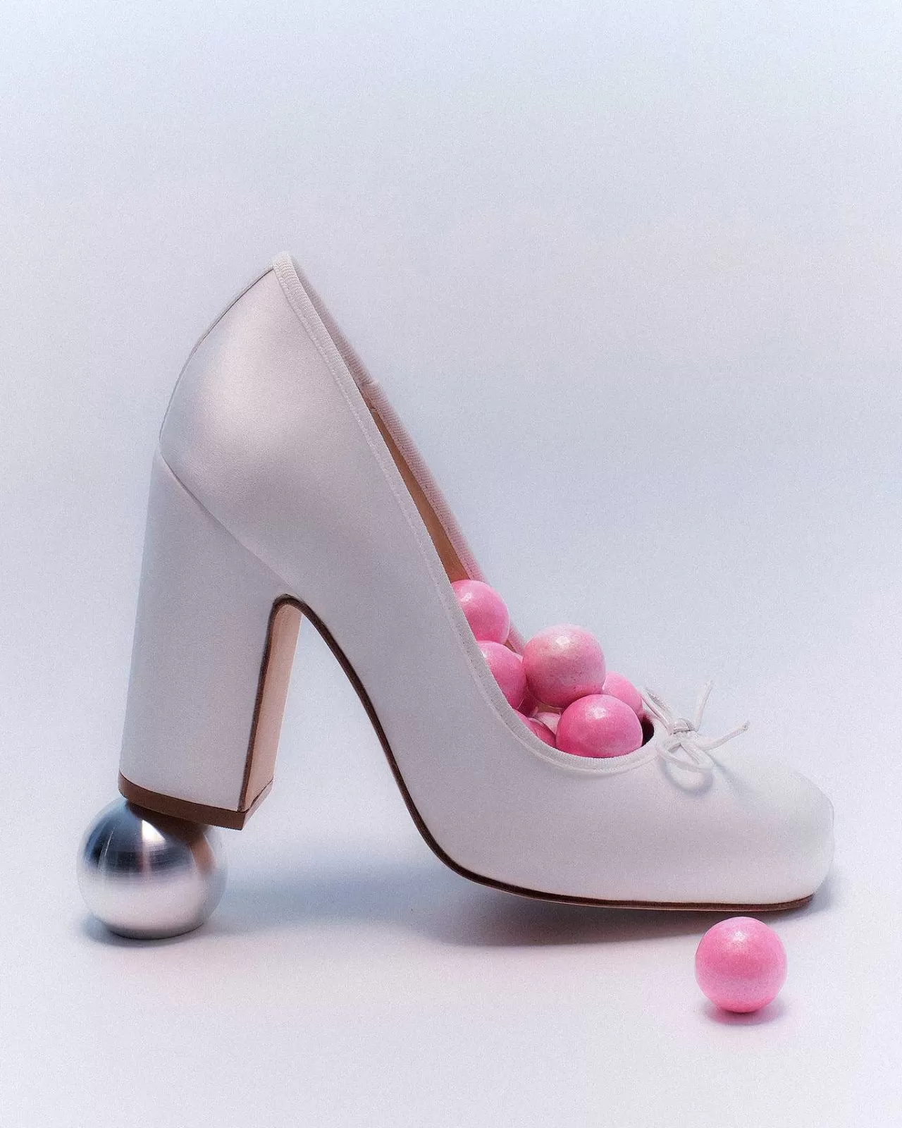 Women Sandy Liang Bridal^Pointe Pump 100 In Pearl Satin