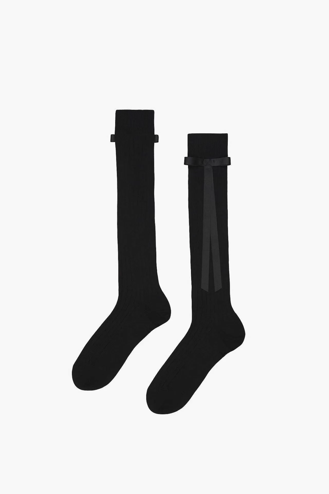 Women Sandy Liang Uniform^Recital Socks In Black