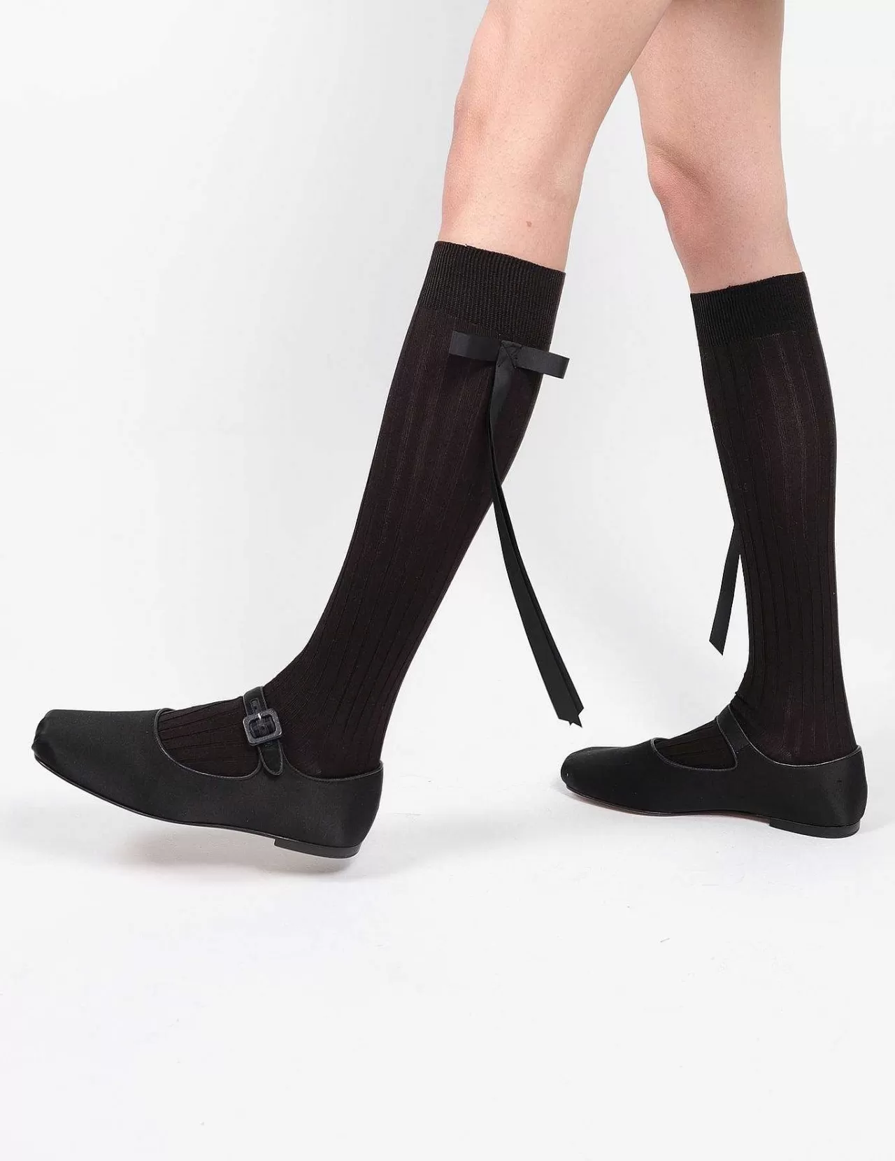 Women Sandy Liang Uniform^Recital Socks In Black