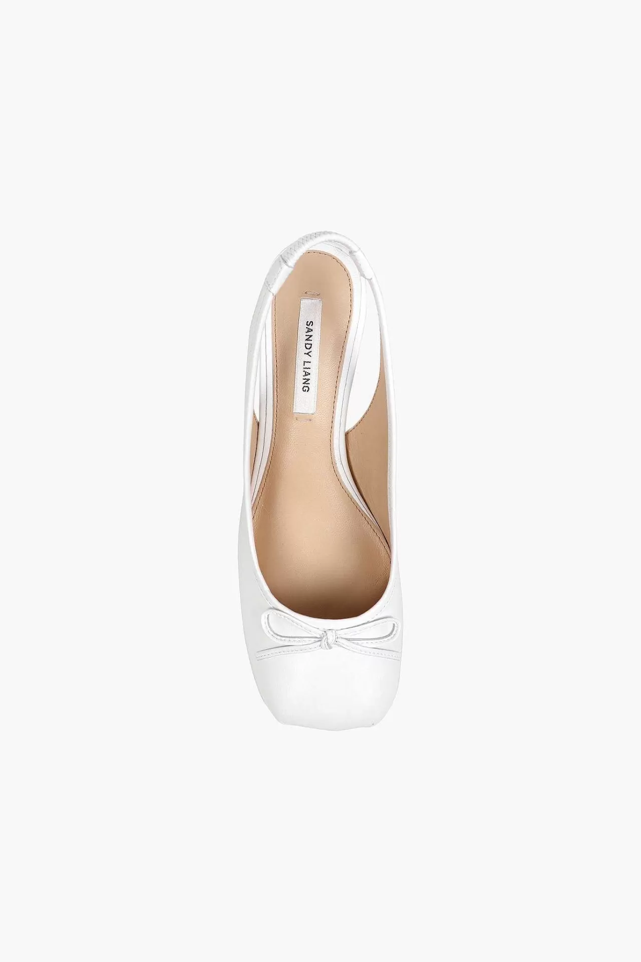 Women Sandy Liang Bridal^Slingback 45 In Optic White Nappa