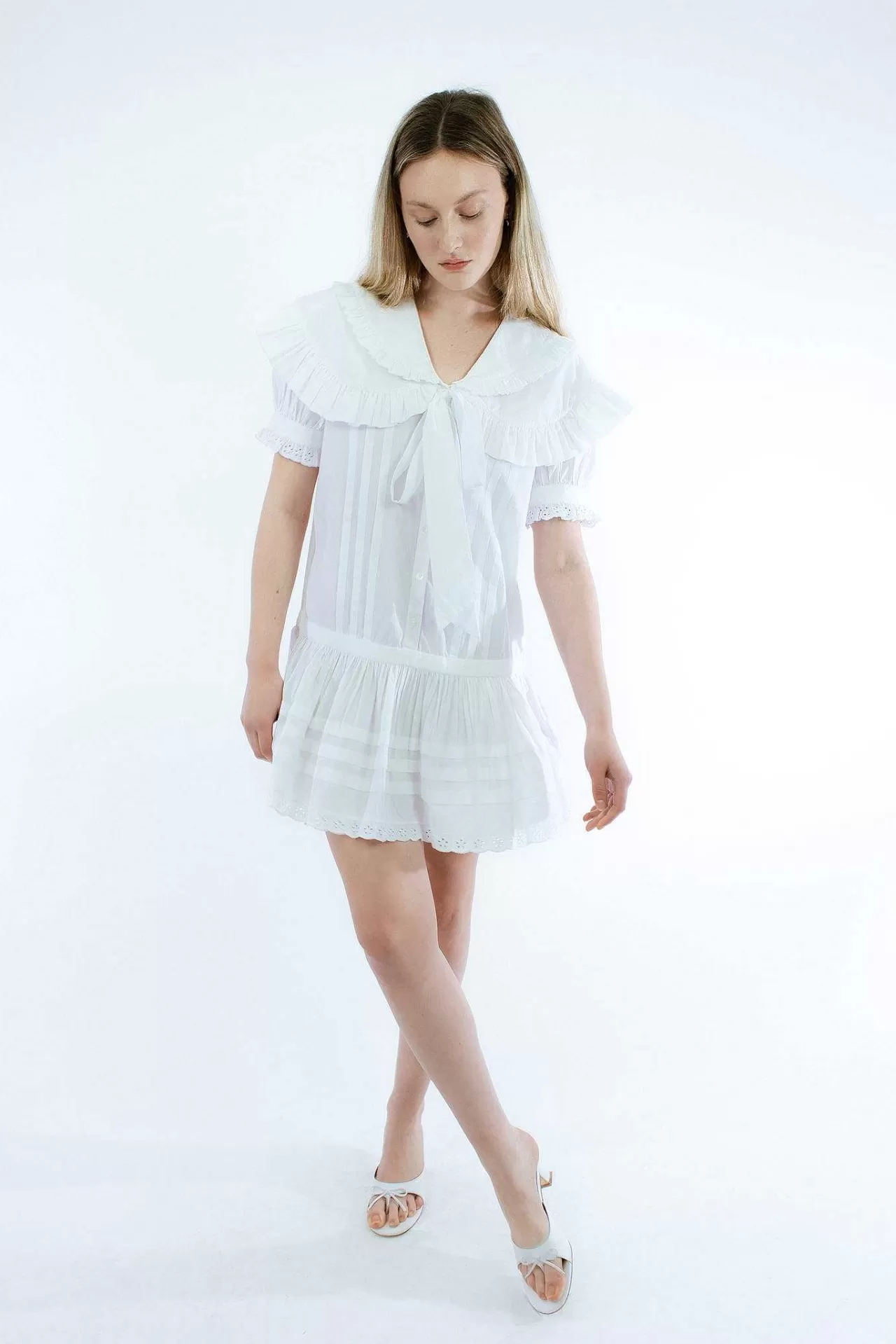 Women Sandy Liang Dresses^Toki Dress In White